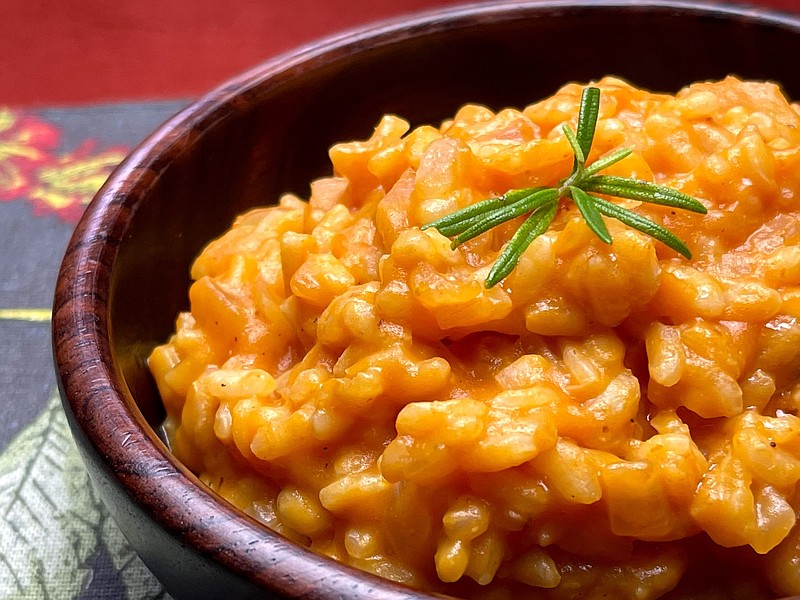 Pumpkin Risotto (Arkansas Democrat-Gazette/Kelly Brant)