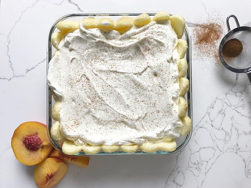 Peach Tiramisu (Arkansas Democrat-Gazette/Kelly Brant)