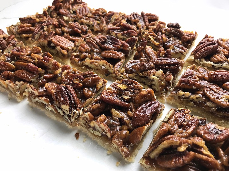 Ultra Nutty Pecan Bars (Arkansas Democrat-Gazette/Kelly Brant)