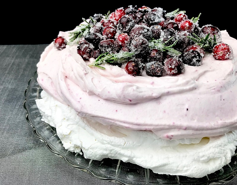 Cranberry Pavlova (Arkansas Democrat-Gazette/Kelly Brant)