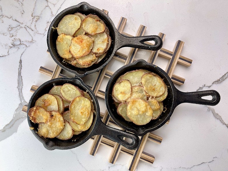 Individual Pommes Anna (Arkansas Democrat-Gazette/Kelly Brant)