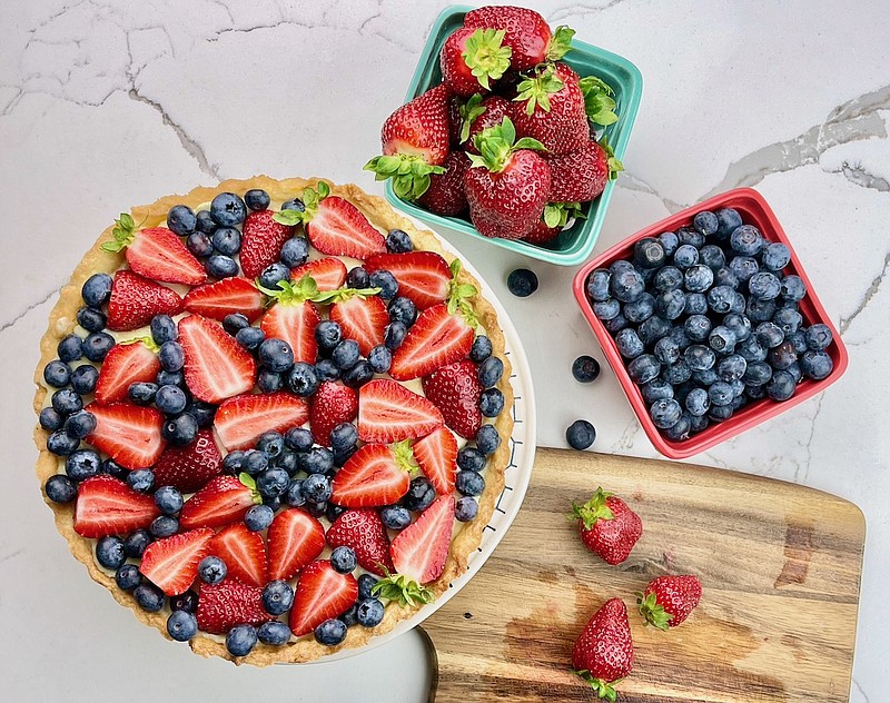 Mixed Berry Tart With Citrus-Scented Crust (Arkansas Democrat-Gazette/Kelly Brant)