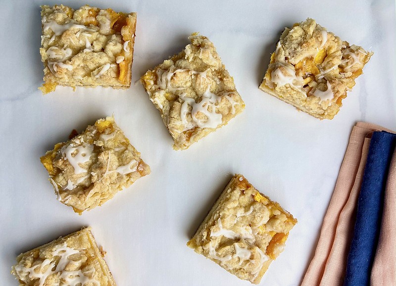 Peach Crumb Bars (Arkansas Democrat-Gazette/Kelly Brant)