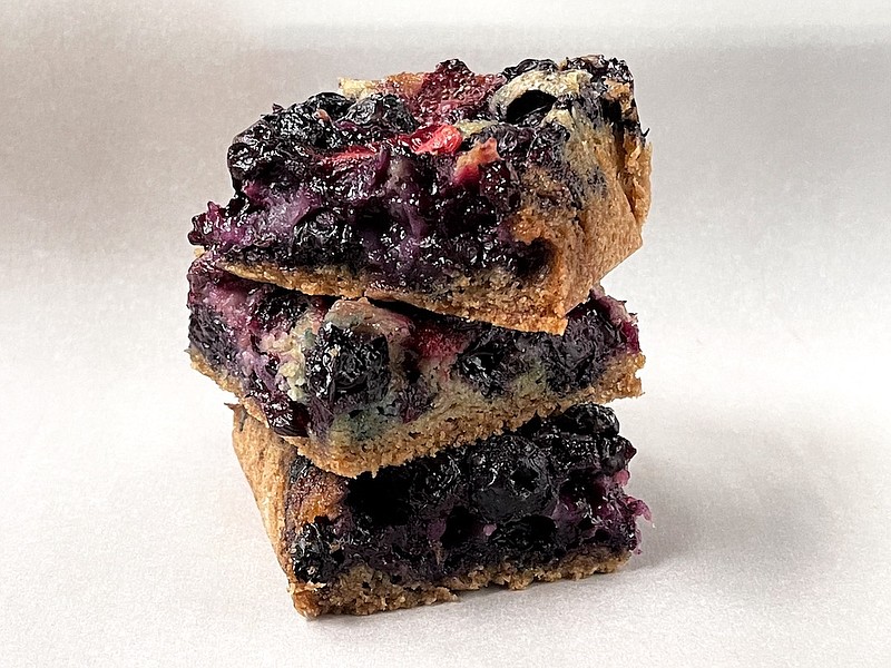 Every Day Is Summer Berry Cookie Bars (Arkansas Democrat-Gazette/Kelly Brant)