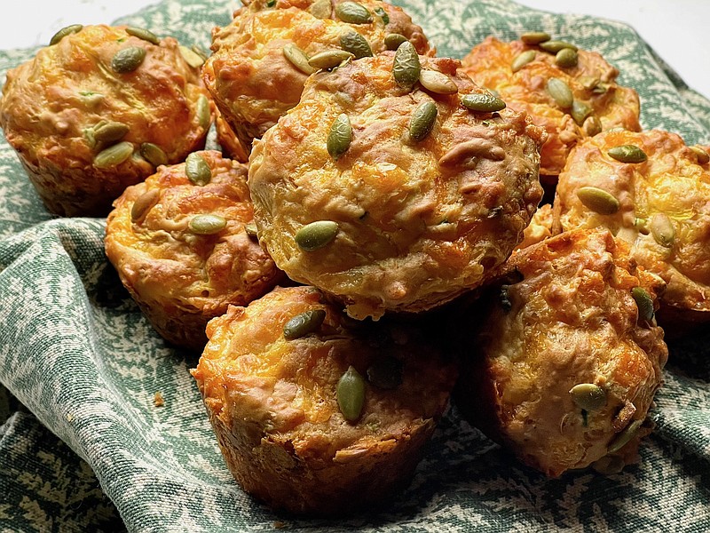 Cheddar-Jalapeno (Summer Squash) Muffins (Arkansas Democrat-Gazette/Kelly Brant)