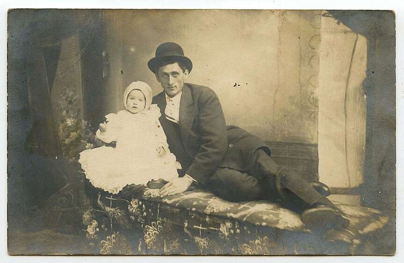 Amity, circa 1910: “Bruce Harris and baby. (Florice) 14 months.” The solemn, but we expect proud, father had visited a photographer's studio to have postcards made of him and Florice.

Send questions or comments to Arkansas Postcard Past, P.O. Box 2221, Little Rock, AR 72203