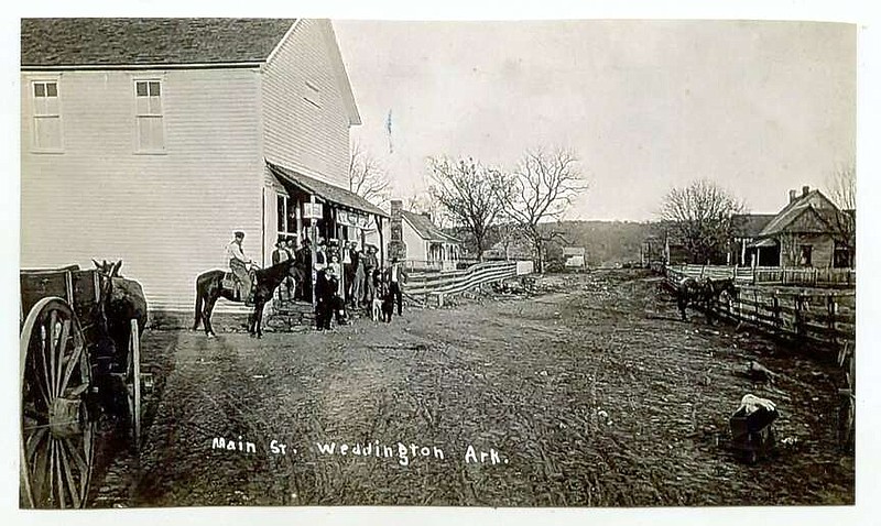 Wedington, circa 1910: The Washington County community was named in the 1870s for early settler William L. Weddington. At some point in the past century, one “d” was dropped to change the spelling to Wedington. The area is best known for a lake and recreation area today.

Send questions or comments to Arkansas Postcard Past, P.O. Box 2221, Little Rock, AR 72203