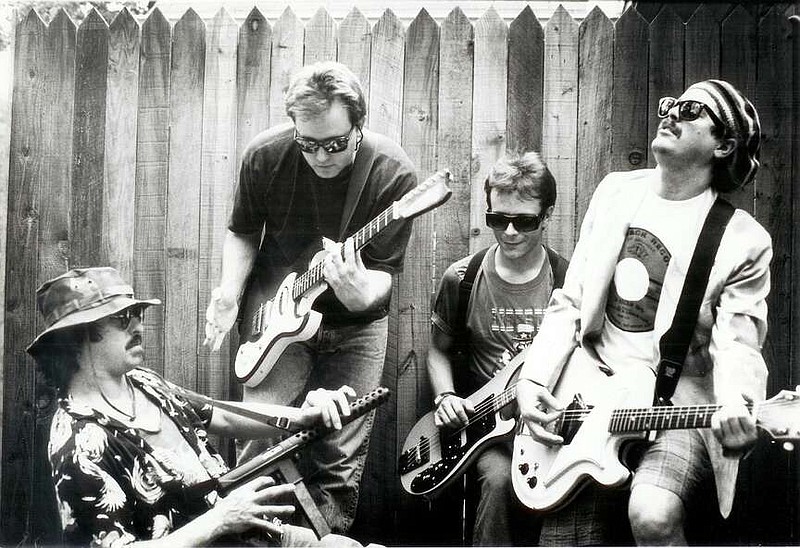 The Rockin' Guys in 1991 (from left): Rockin' Donald (Grace), Rockin' Robin (Willhite), Rockin' Mike (Garlington) and Rockin' Dan (Grace).

(Photo by Jerry Colburn/Courtesy of Danny Grace)