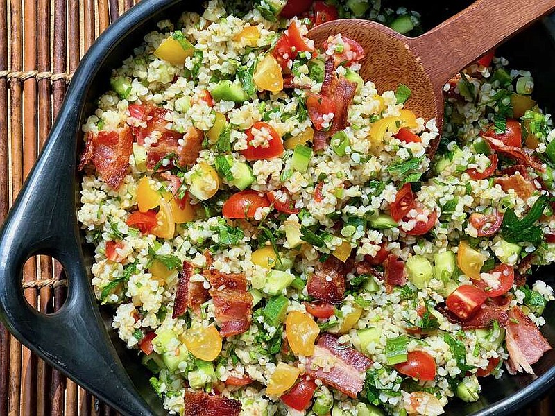 BLT Grain Salad made with bulgur (Arkansas Democrat-Gazette/Kelly Brant)