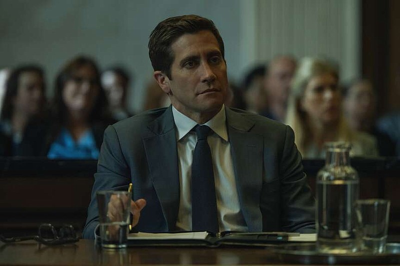 Former prosecutor Rusty Sabic (Jake Gyllenhaal) is accused of murdering a colleague with who he was having an affair in “Presumed Innocent.” (Apple TV+)