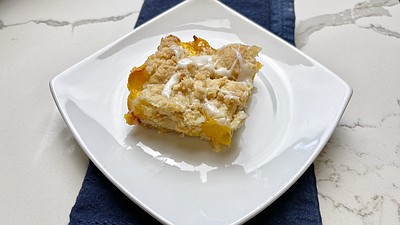 Peach Crumb Bars