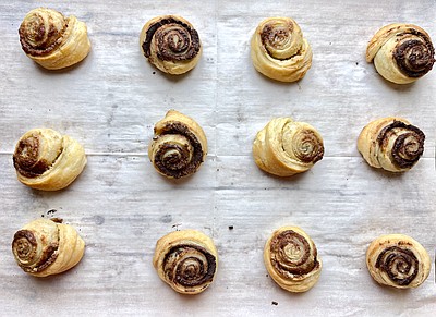 Tahini Cinnamon Swirls