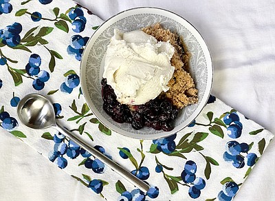 Fresh Blueberry Cobbler