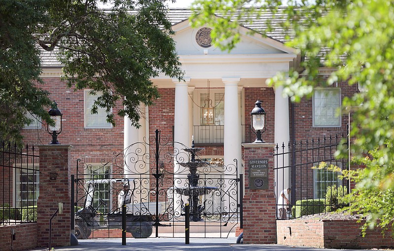 The Arkansas Governor's Mansion is located at 1800 Center Street in Little Rock. Photographed on Tuesday, April 30, 2024. (Arkansas Democrat-Gazette/Kyle McDaniel)