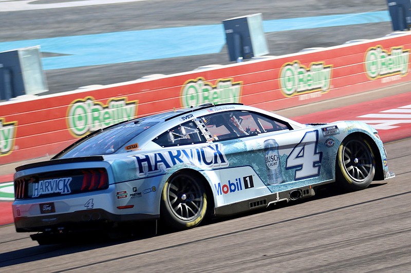 Kevin Harvick rides in NASCAR's 2023 season finale at Phoenix Raceway in Avondale, Ariz., on Sunday, Nov. 5, 2023. (Special to the Arkansas Democrat-Gazette/Daniel Peters)