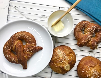 Shaping German-style Pretzels